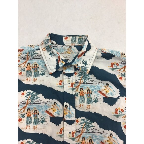 Kid Boy Hawaiian ButtonUp - Picture 3 of 7